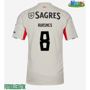 Benfica Fredrik Aursnes #8 Bortatröja 2025-26 Kortärmad